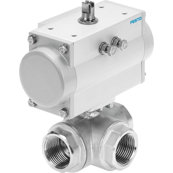 VZBM-A-1/2"-RP-25-F-3L-B2-PB20 Ball valve actuator unit image 1