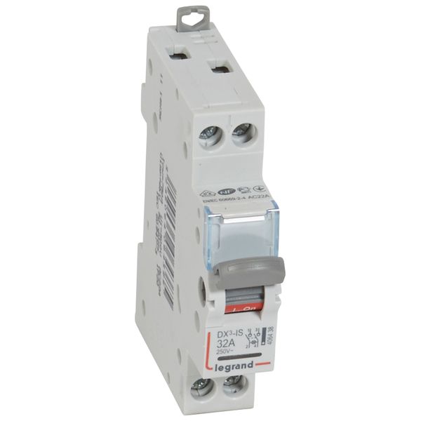 Isolating switch - 2P with indicator - 250 V~ - 32 A image 1