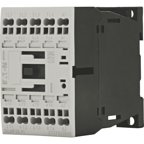 Contactor, 4 pole, AC operation, AC-1: 22 A, 110 V 50 Hz, 120 V 60 Hz, Push in terminals image 6