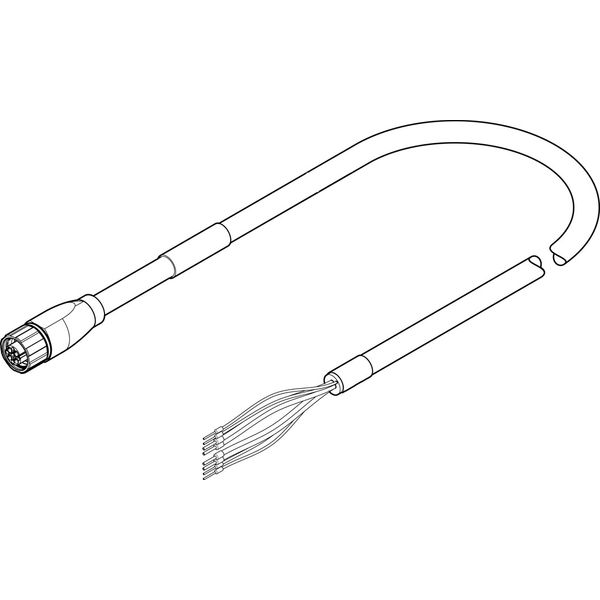 NEBM-M16G8-E-10-Q7-LE8-1 Motor cable image 1