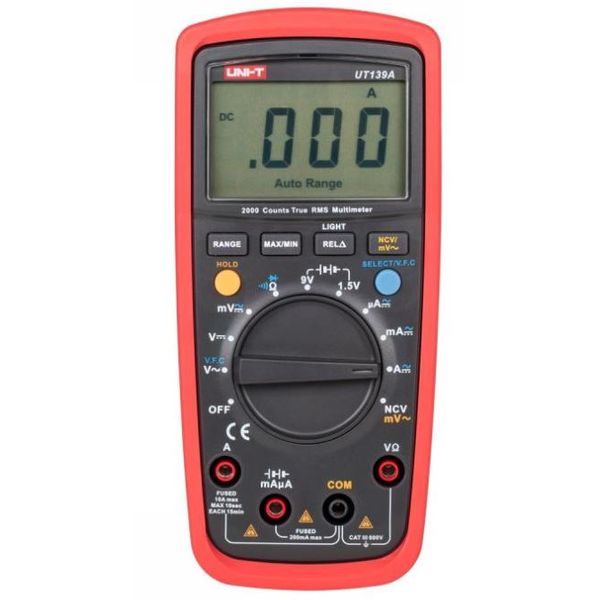 Multimeter UT139A CATIII continuity buzzer, diode UNI-T image 1