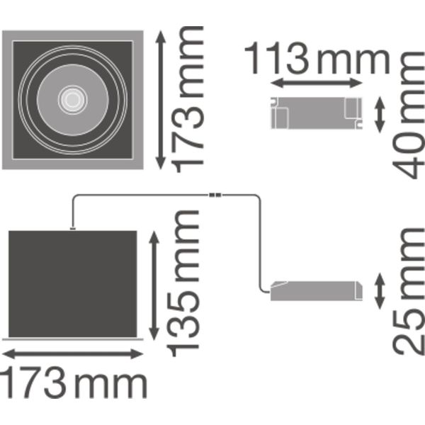 SPOT MULTI 1x30W 4000K FL WT/BK image 18