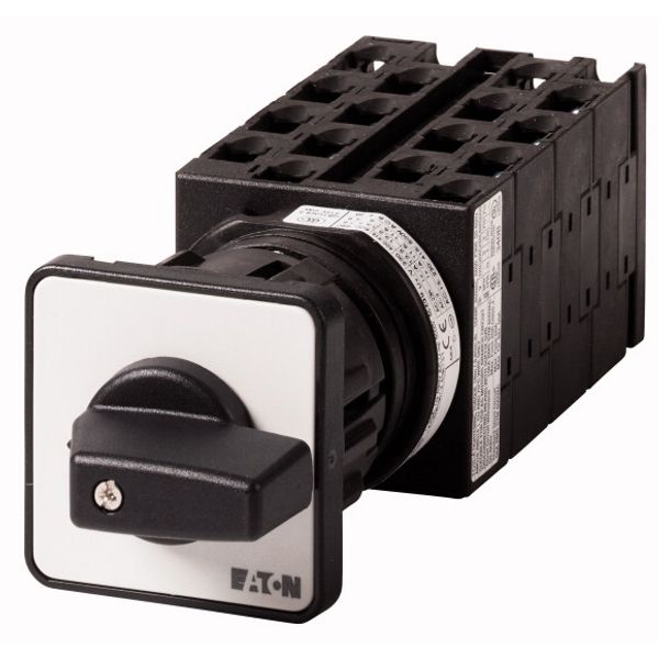 Step switches, T0, 20 A, centre mounting, 8 contact unit(s), Contacts: 15, 45 °, maintained, With 0 (Off) position, 0-5, Design number 15038 image 1