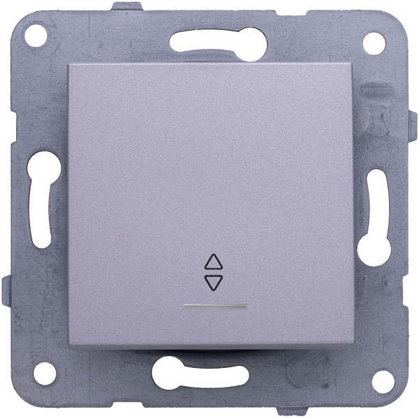 Karre Plus-Arkedia Silver (Quick Connection) Illuminated Two Way Switch image 1