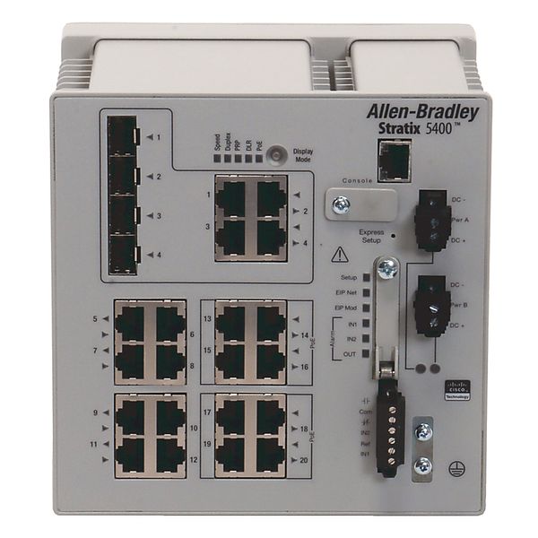 Ethernet Switch, 16-10/100 Ports, 4-10/100/1000 Ports image 1