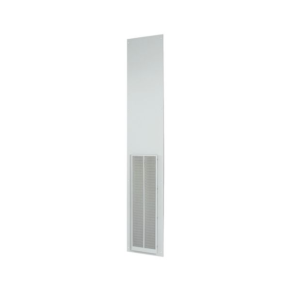 Rearwall, ventilated, HxW=2000x425mm, IP42, grey image 2