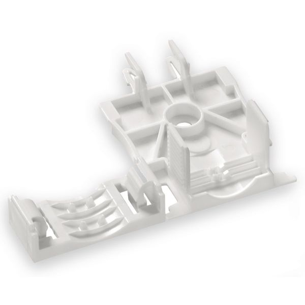Strain relief plate for 294 Series for multicore cables white image 1