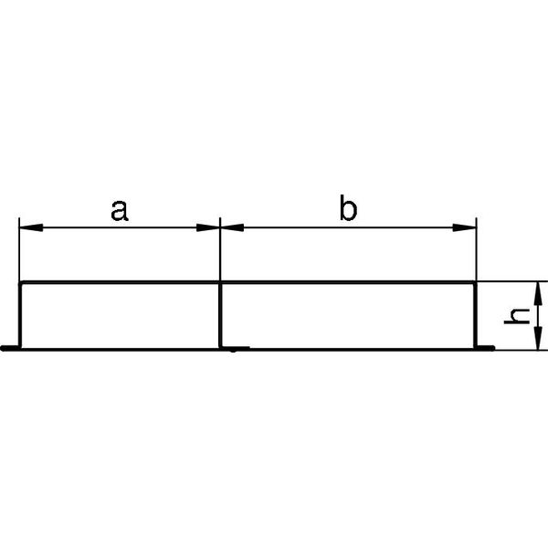 S2 19028 Underfloor duct 2 compartments 2000x190x28 image 2