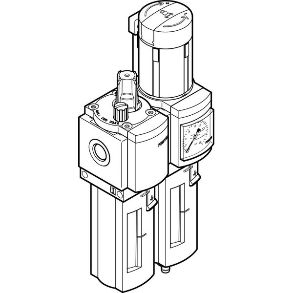 MSB6-1/2-FRC5:J1M1-Z Air preparation combination unit image 1