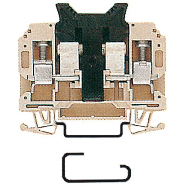 Fuse terminal, Screw connection, Fuse isolator, One end without connec image 1