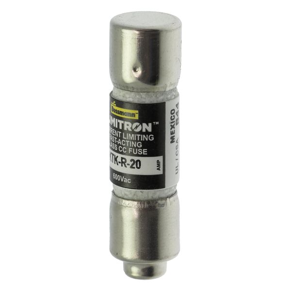 Fuse-link, LV, 2.5 A, AC 600 V, 10 x 38 mm, CC, UL, fast acting, rejection-type image 5