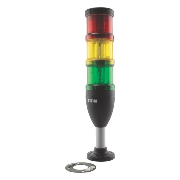 Complete device,red-yellow-green, LED,24 V,including base 100mm image 4