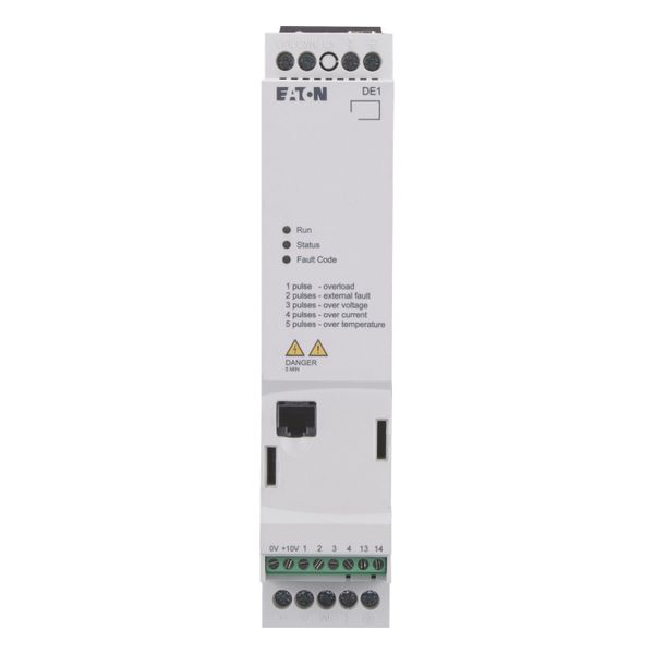 Variable speed starter, Rated operational voltage 230 V AC, 1-phase, Ie 7 A, 1.5 kW, 2 HP, Radio interference suppression filter image 5