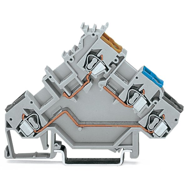 3-conductor sensor terminal block with colored conductor entries 2.5 m image 2