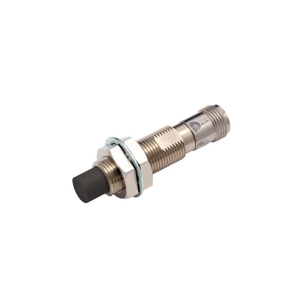 Proximity sensor, inductive, nickel-brass, short body, M12, unshielded image 2