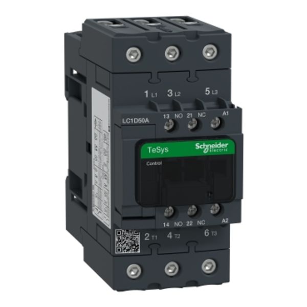 TeSys Deca contactor - 3P(3 NO) - AC-3/AC-3e - = 440 V 50 A - 24 V AC 50/60 Hz coil image 5