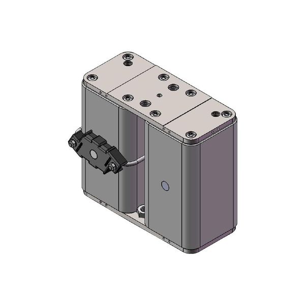 Fuse-link, high speed, 850 A, AC 4000 V, 2 x size 3, 74 x 171 x 289 mm, aR, IEC, single indicator image 5