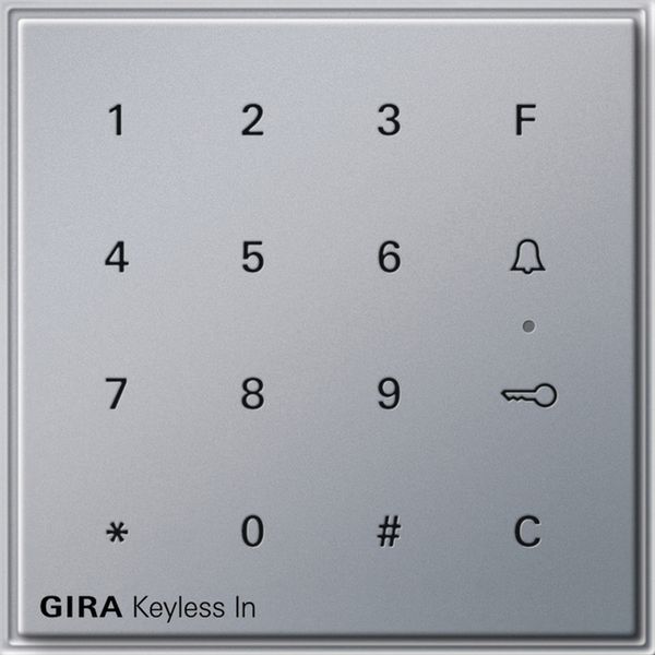 Gira Keyless In keypad Gira TX_44 (WP FM) c.alum. image 1