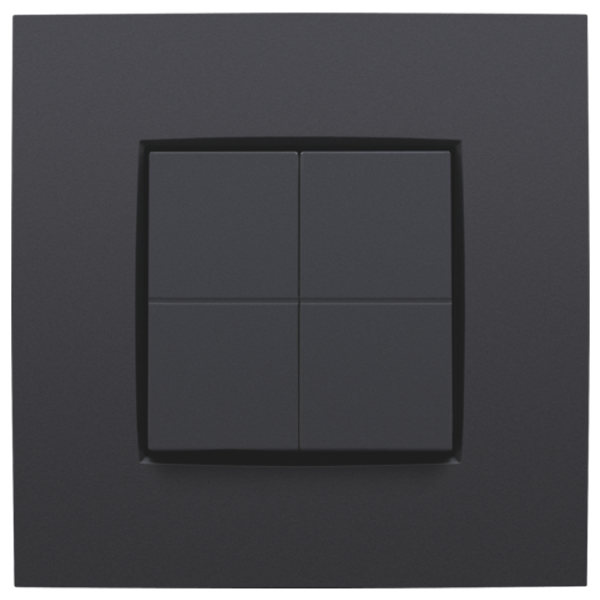 Niko dimmer switch for Hue system, Niko Intense anthracite coated image 1