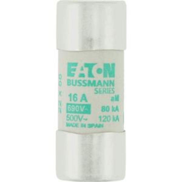 Fuse-link, LV, 16 A, AC 690 V, 22 x 58 mm, aM, IEC image 4