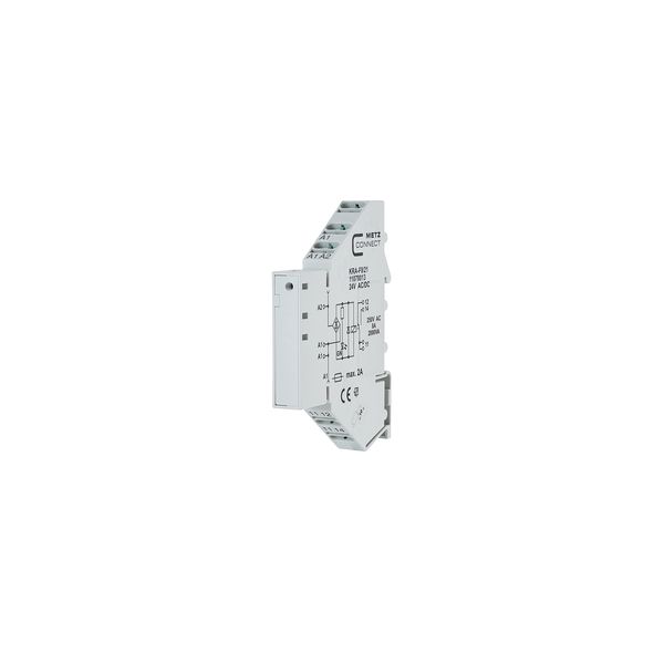 KRA-F8/21, 1 changeover contact (SPST), 24 V AC/DC image 1