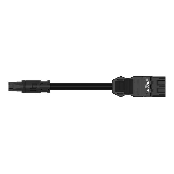 pre-assembled interconnecting cable Eca Socket/plug brown image 2