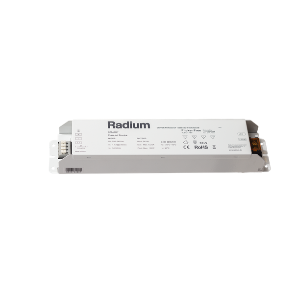 LED Driver with Phasecut dimmer, Driver Phasecut 150W/24V IP20 Radium image 1