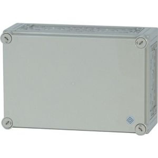 Insulated enclosure, +knockouts, RAL7035, HxWxD=250x375x150mm image 4