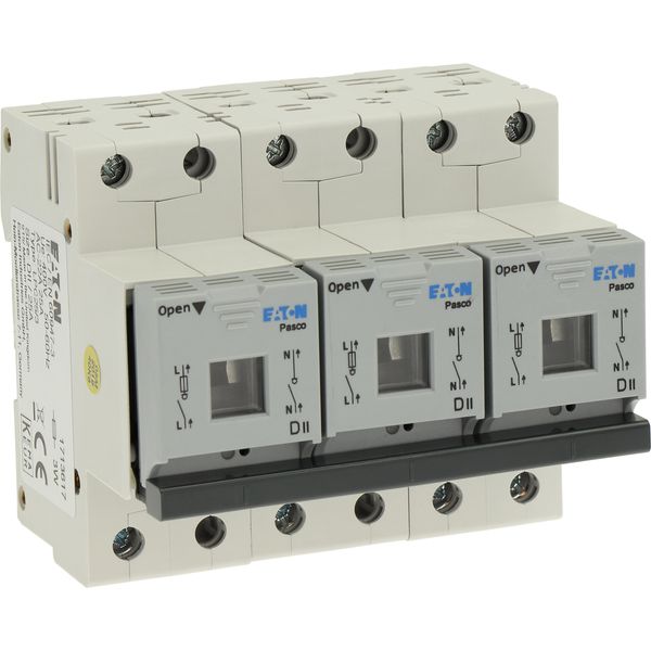 Fuse switch-disconnector, LPC, 25 A, service distribution board mounting, 3 pole, DII image 35