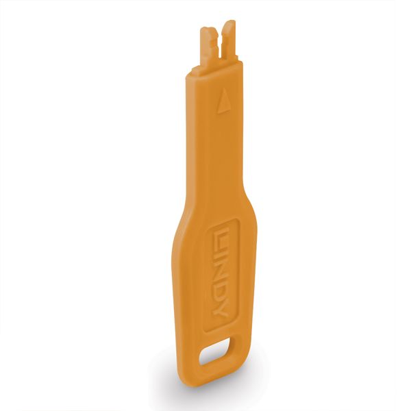 RJ45 Port Blocker key, Orange for No. 47897 and 47898 image 1