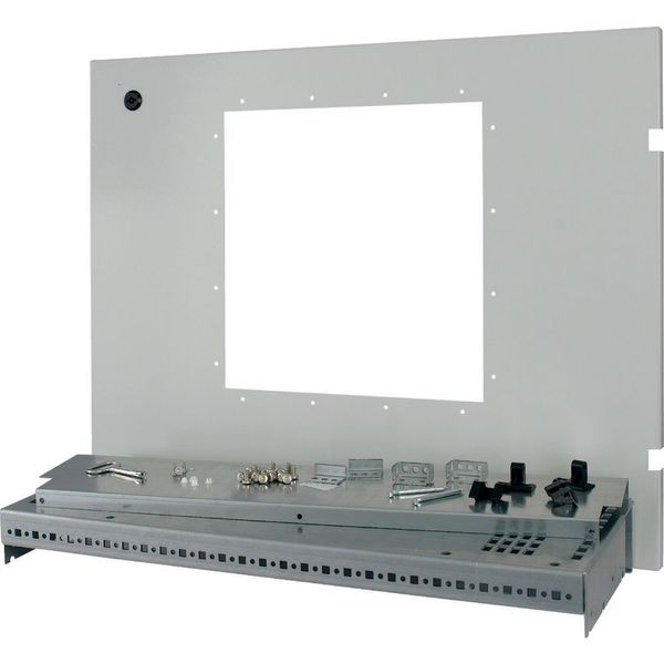 Mounting kit: IZMX40, fixed mounted design, W=800mm, grey image 4