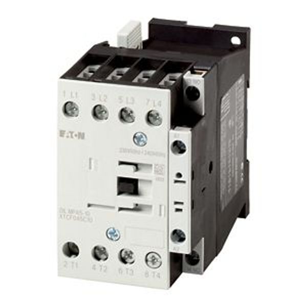 Contactor, 4 pole, 32 A, 1 NC, 24 V DC, DC operation image 2