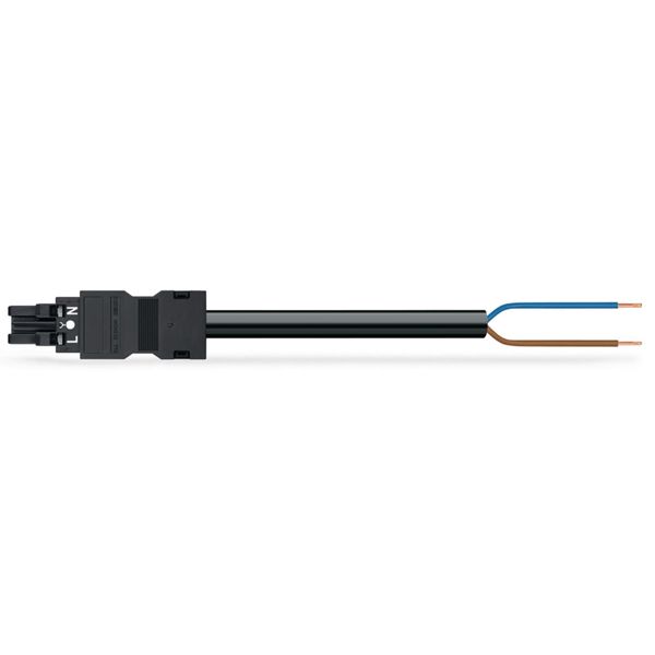 pre-assembled connecting cable Eca Plug/open-ended dark gray image 2