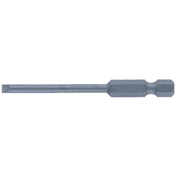 Bit for slotted screws, E 6.3 DIN 3126, Slotted, 3.5 x 110 x 0.6 mm image 1