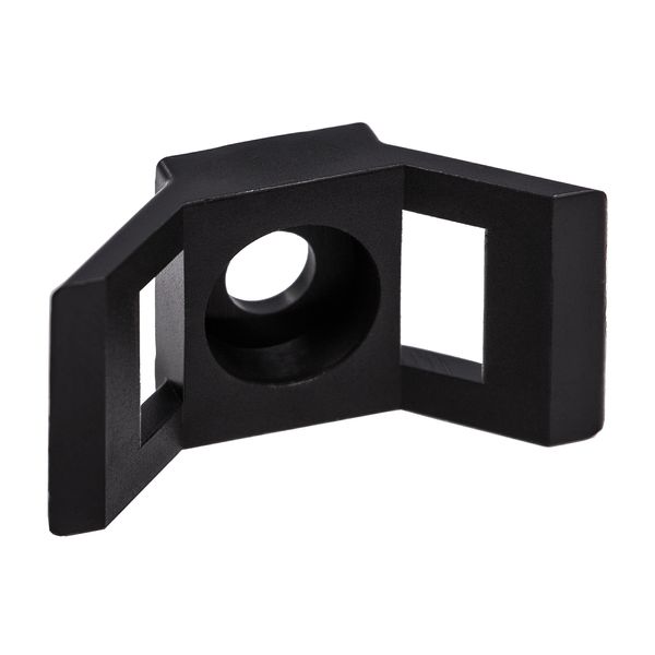 Push-In Cable Ties Mount 30x15 black (10 pcs) THORGEON image 2
