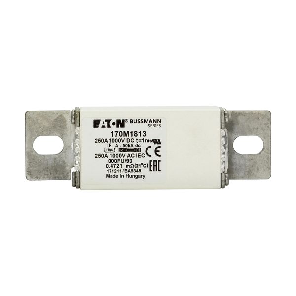 Fuse-link, high speed, 250 A, DC 1000 V, size 000, 24 x 36 x 115 mm, aR, IEC image 17