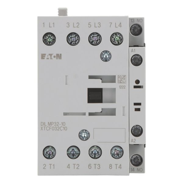 Contactor, 4 pole, AC operation, AC-1: 32 A, 1 N/O, 230 V 50 Hz, 240 V 60 Hz, Screw terminals image 2