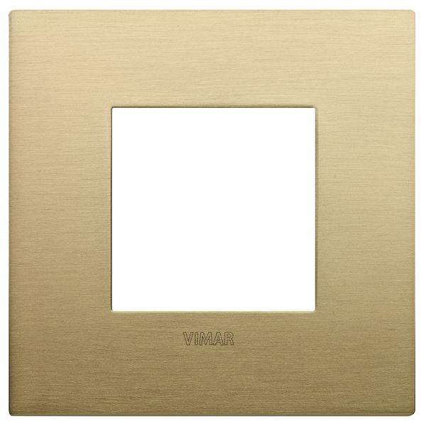 Classic plate 2M metal brushed brass image 1