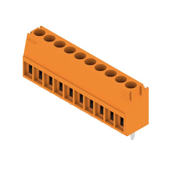 PCB terminal, 3.50 mm, Number of poles: 10, Conductor outlet direction image 2