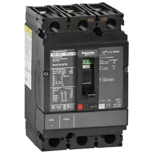 PowerPact multistandard - H-Frame - 40 A - 25 KA - Therm-Mag trip unit image 3