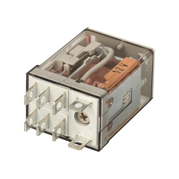 Miniature power Rel. 2CO 12A/12VAC/Agni/Test button/Mech.ind. (56.32.8.012.0040) image 4