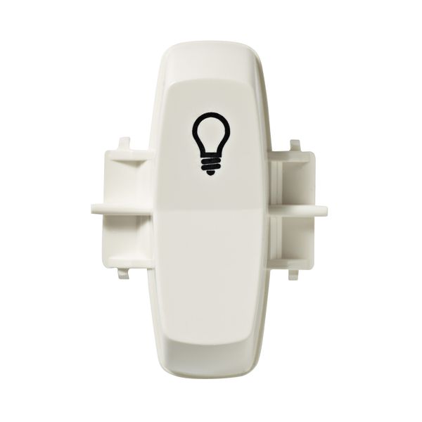 Renova - rocker - printed symbol LAMP - for S100 switch - white image 4