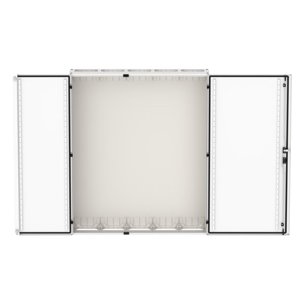 Floor-standing distribution board EMC2 empty, IP55, protection class II, HxWxD=1550x1300x270mm, white (RAL 9016) image 15