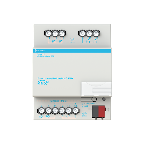 6193/12 I/O Actuator, 4-fold, MDRC, BJE image 5