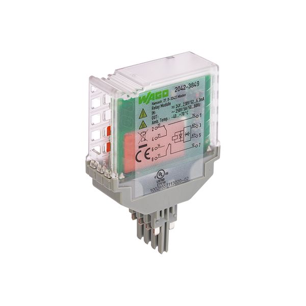 Relay module Nominal input voltage: 24 … 230 V AC/DC 2 changeover cont image 4