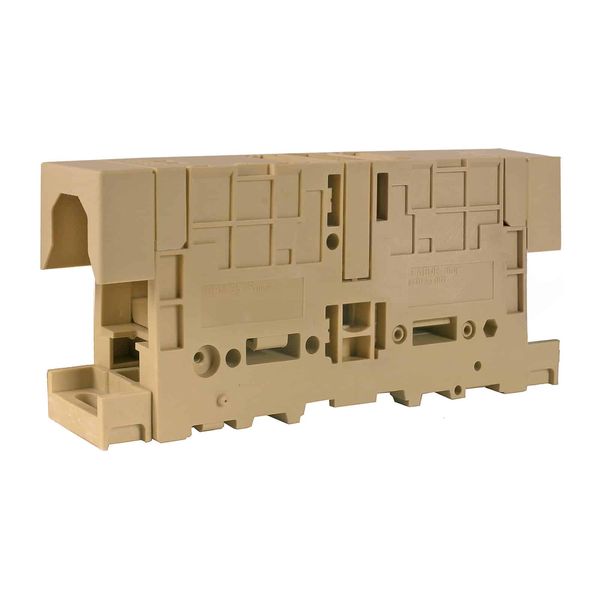 High current terminal bolt/bolt connection 240mm2, with protections, panel-mountable, beige.color image 1