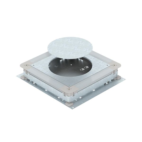 UGD 250-3R4  Floor device box, 250-3 for GESR4, 410x367x70, Steel, St, strip galvanized, DIN EN 10346 image 1