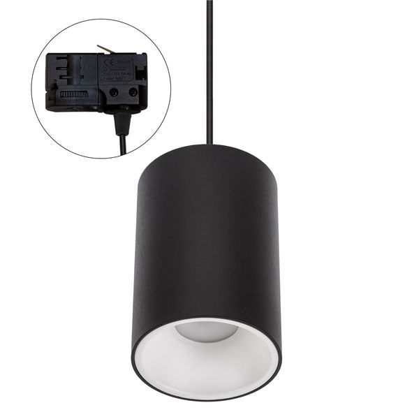 CHLOE ELEMENTO SURFACE MOUNTED GU10 250V IP20 FI95x138mm BLACK round TRACK image 6