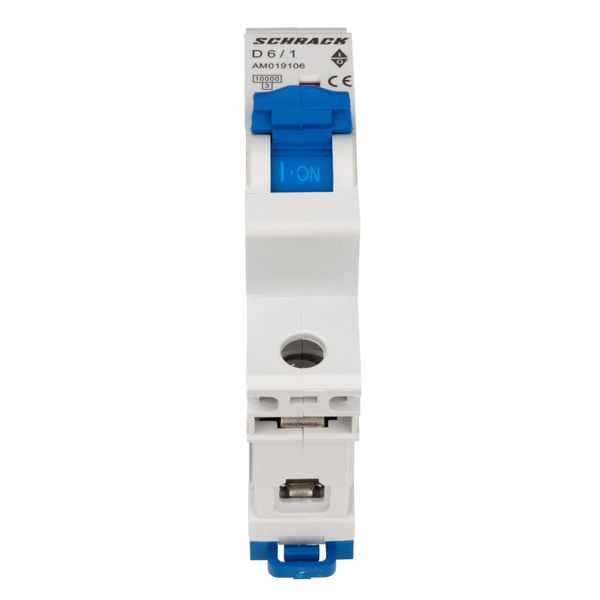 Miniature Circuit Breaker (MCB) AMPARO 10kA, D 6A, 1-pole image 1