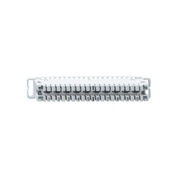 Connecting element VE 10 LSA, connecting element with LSA contacts, solder/screw/stripping-free connection technology image 1